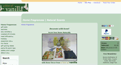 Desktop Screenshot of ahintofvanilla.com