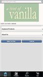 Mobile Screenshot of ahintofvanilla.com